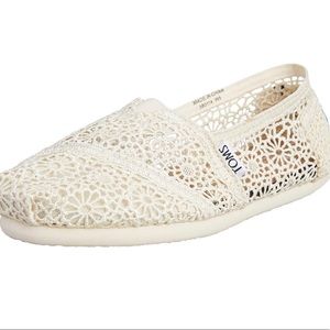 TOMS Classic Crochet Slip-Ons